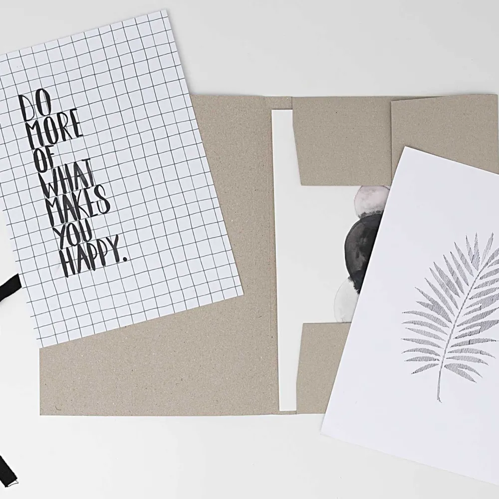 Rico Design Teczka papierowa na dokumenty i rysunki A2 - Paper Poetry