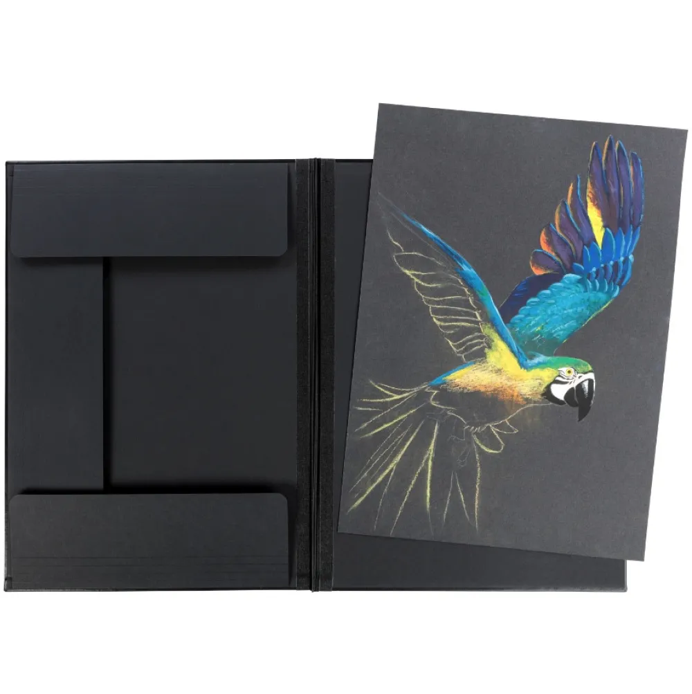 Rhodia Teczka skórzana na rysunki 32 x 45 cm - - Black