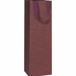 Stewo Torba prezentowa na wino Falcon - - bordowa 11 x 10,5 x 36 cm