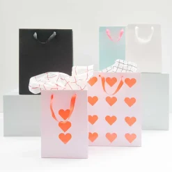 Rico Design Torba prezentowa - - czarna, 18 x 26 x 12 cm > Torby Papierowe