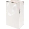 Rico Design Torba prezentowa - - biało-srebrna, 15 x 24 x 10 cm