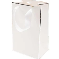 Rico Design Torba prezentowa - - biało-srebrna, 15 x 24 x 10 cm