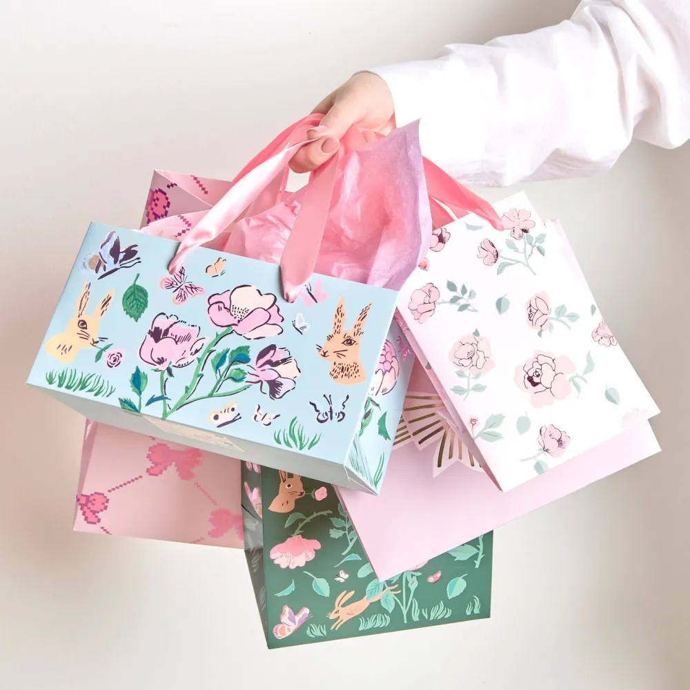 Rico Design Torba prezentowa Spring Meadow - - 18 x 26 x 12 cm > Torby Papierowe