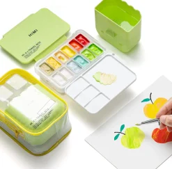 HIMI Travel Box do farb Twin Cup & Jelly Cup - - Apple Green ><noscript><img width=