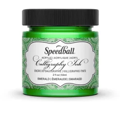Speedball Tusz akrylowy do kaligrafii - - Emerald Green 59 ml
