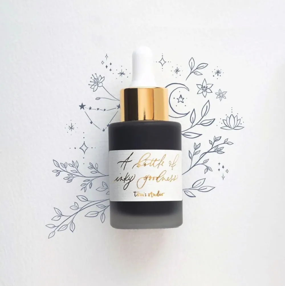 Tom's Studio Tusz akrylowy do kaligrafii - - Moon Grey 30 ml