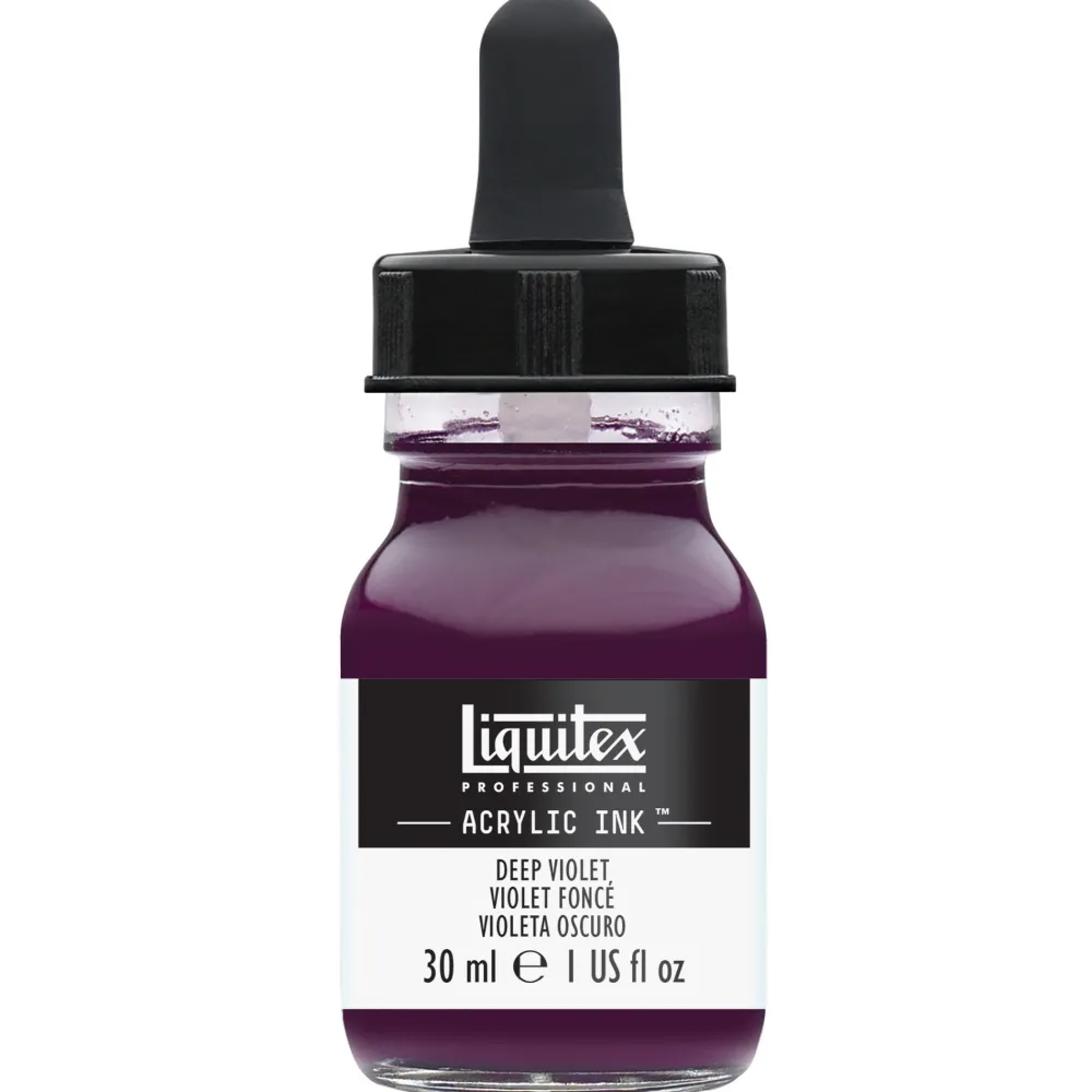 Liquitex Tusz akrylowy - - Deep Violet, 30 ml > Farby Akrylowe