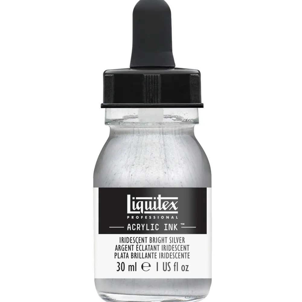 Liquitex Tusz akrylowy - - Iridescent Bright Silver, 30 ml