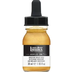 Liquitex Tusz akrylowy - - Iridescent Bright Gold, 30 ml > Farby Akrylowe