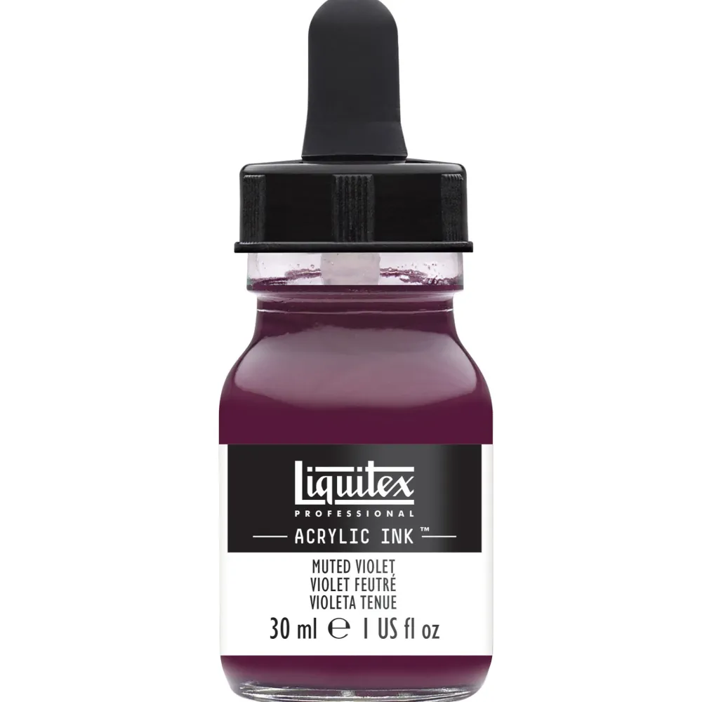 Liquitex Tusz akrylowy - - Muted Violet, 30 ml > Farby Akrylowe