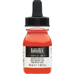Liquitex Tusz akrylowy - - Naphthol Red Light, 30 ml > Farby Akrylowe