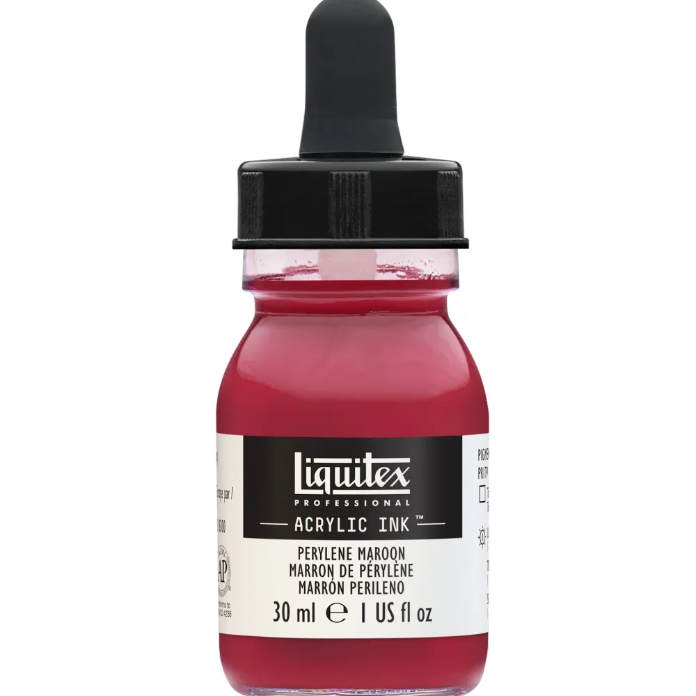Liquitex Tusz akrylowy - - Perylene Maroon, 30 ml