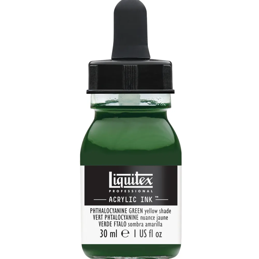 Liquitex Tusz akrylowy - - Phthalo Green Yellow Shade, 30 ml > Farby Akrylowe