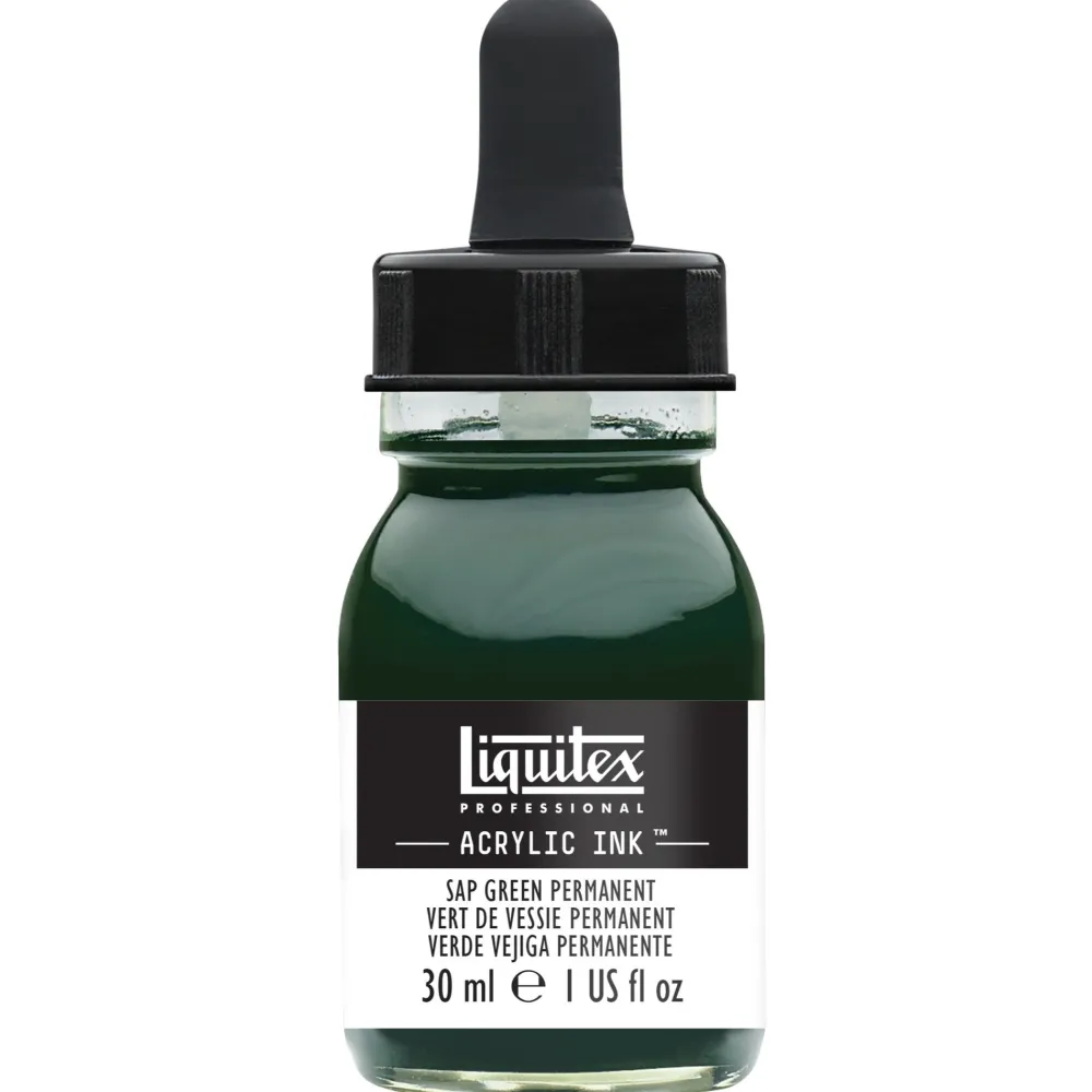 Liquitex Tusz akrylowy - - Sap Green Permanent, 30 ml > Farby Akrylowe