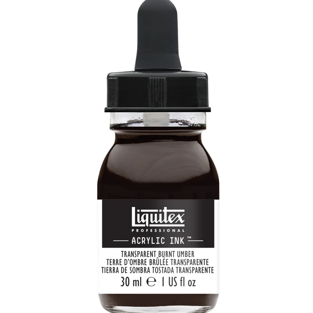 Liquitex Tusz akrylowy - - Transparent Burnt Umber, 30 ml > Farby Akrylowe
