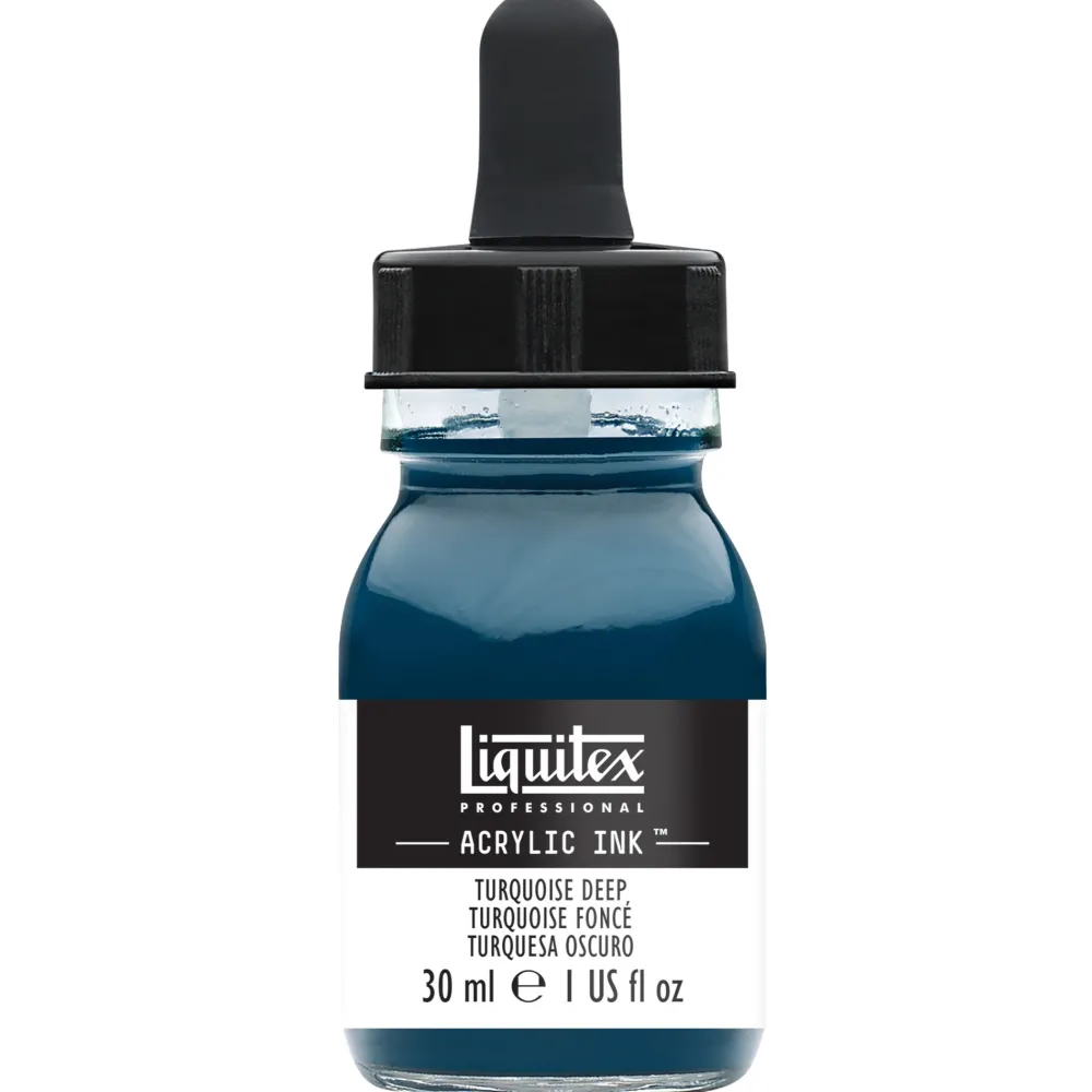 Liquitex Tusz akrylowy - - Turquoise Deep, 30 ml > Farby Akrylowe
