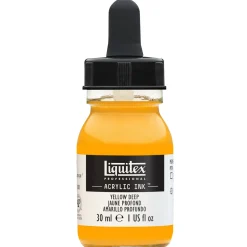 Liquitex Tusz akrylowy - - Yellow Deep, 30 ml > Farby Akrylowe