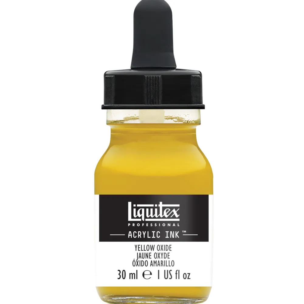 Liquitex Tusz akrylowy - - Yellow Oxide, 30 ml