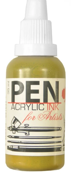 Renesans Tusz akrylowy - - ugier zielony, 35 ml > Farby Akrylowe