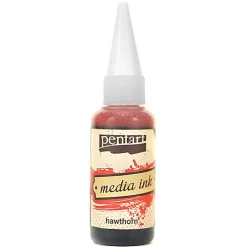 Pentart Tusz alkoholowy Media Ink - - Głóg, 20 ml