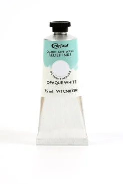Tusz Caligo Safe Wash Relief - Cranfield - Opaque White 75 ml