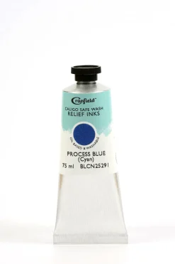 Tusz Caligo Safe Wash Relief - Cranfield - Process Blue Cyan 75 ml ><noscript><img width=