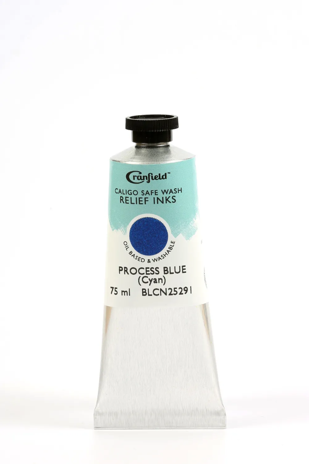 Tusz Caligo Safe Wash Relief - Cranfield - Process Blue Cyan 75 ml > Techniki Graficzne