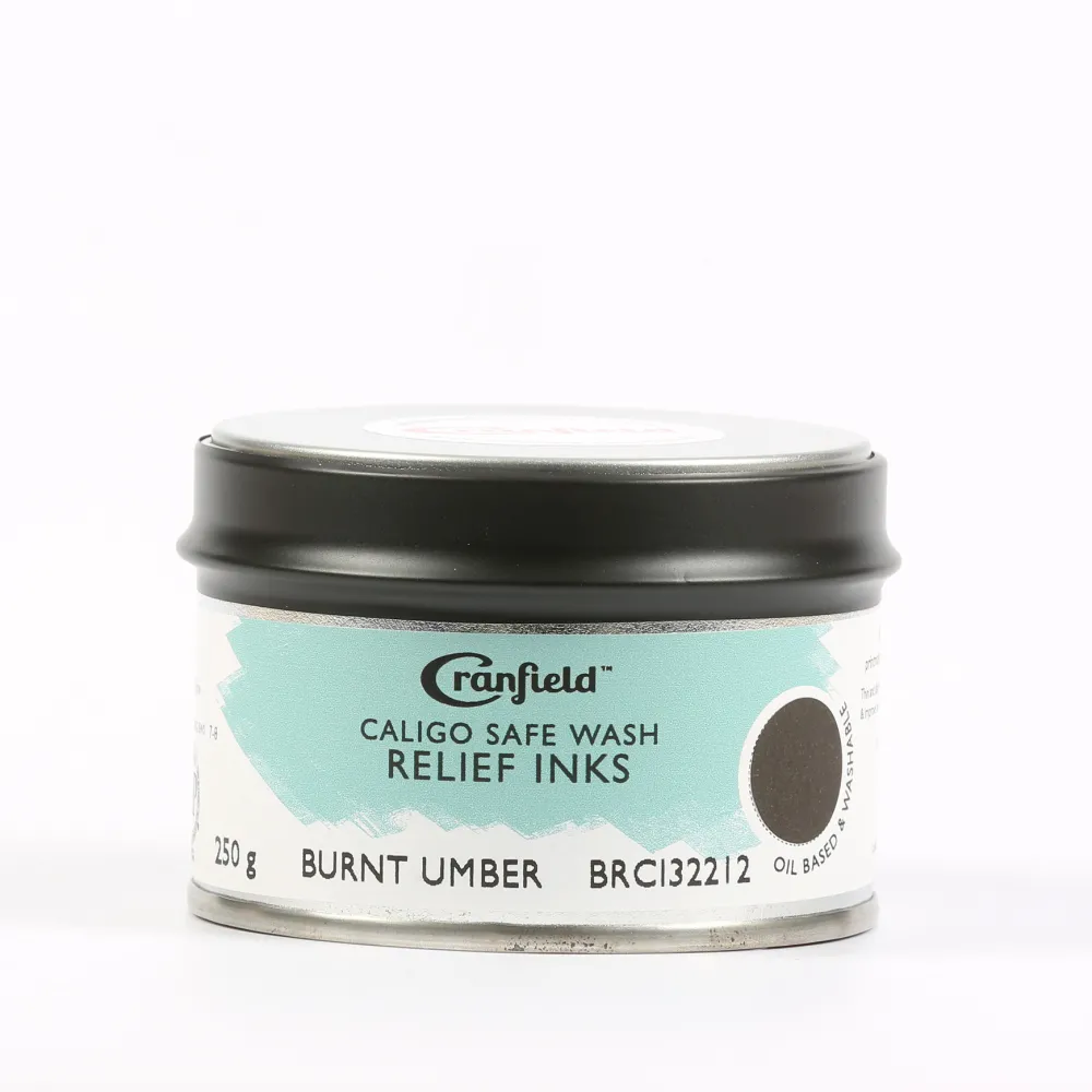 Tusz Caligo Safe Wash Relief - Cranfield - Raw Umber 250 g > Techniki Graficzne