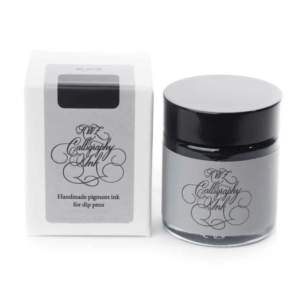 KWZ Ink Tusz Calligraphy Ink, matowy - - czarny, 25 g