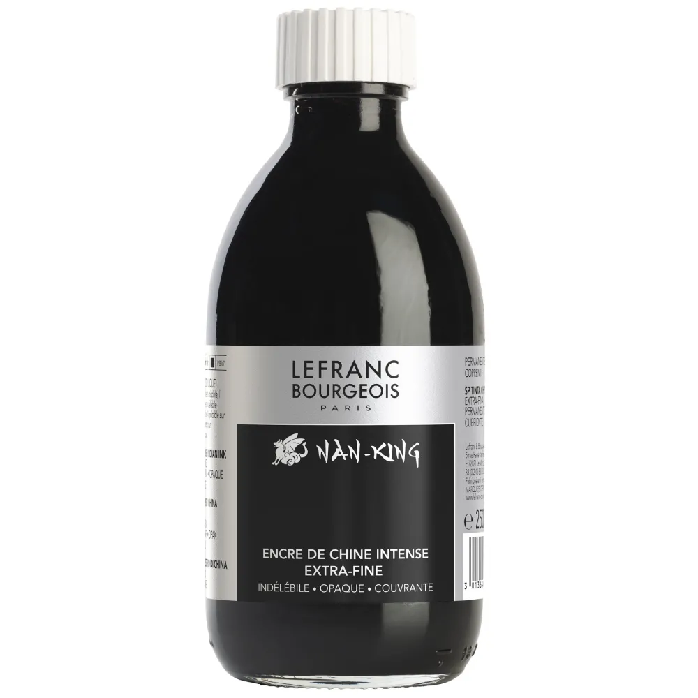Lefranc & Bourgeois Tusz chiński Nan-King - - czarny, 250 ml