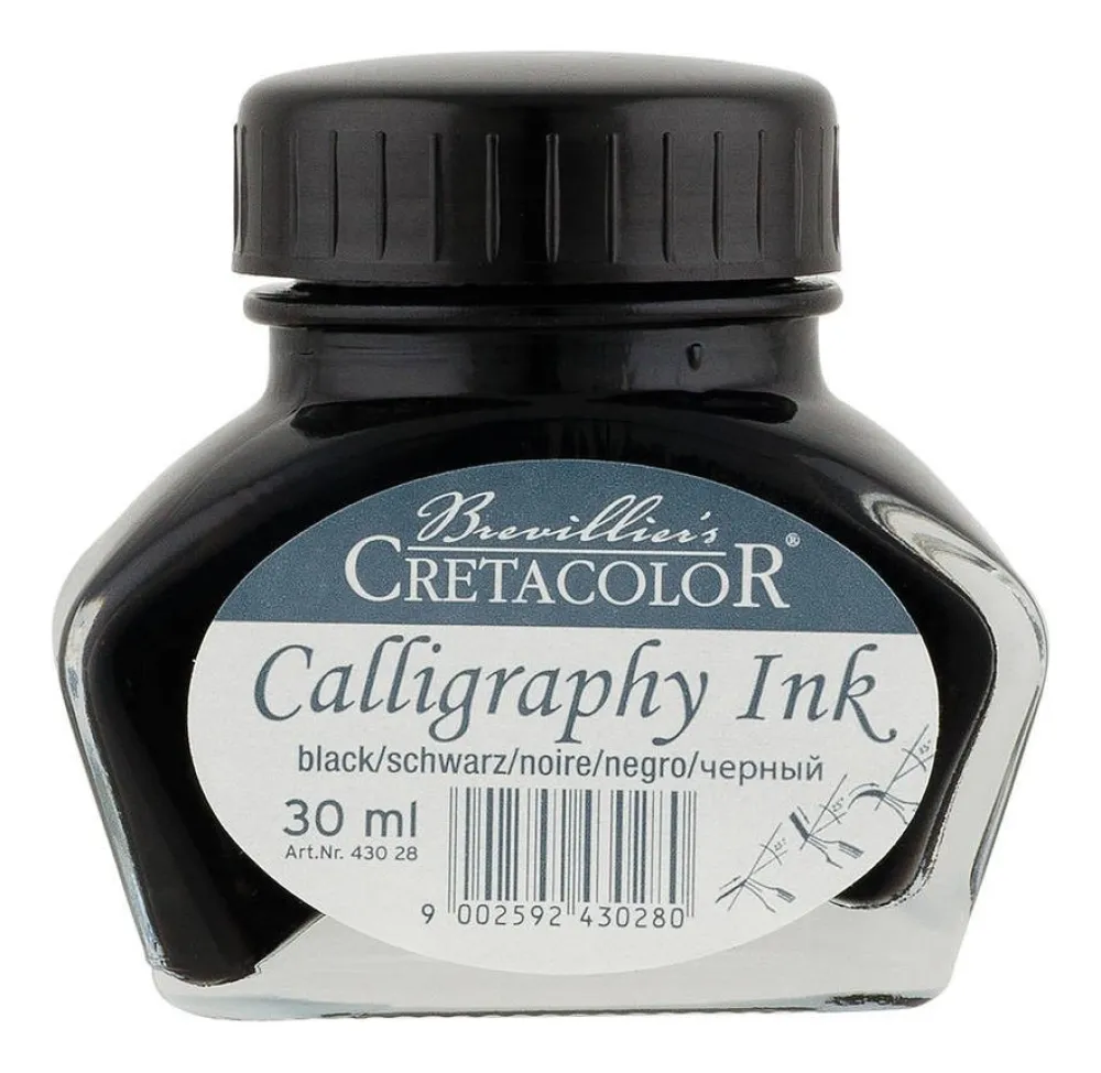Cretacolor Tusz do kaligrafii - - czarny, 30 ml