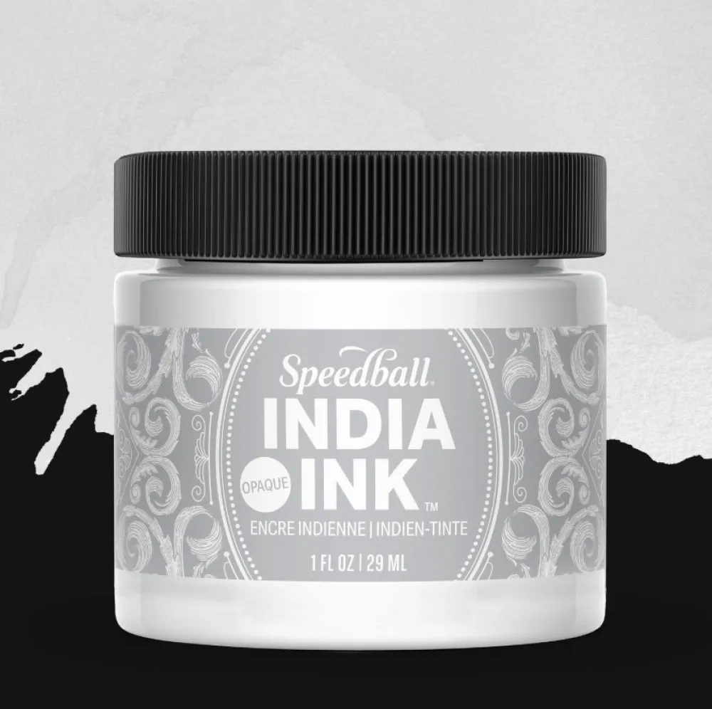 Speedball Tusz do kaligrafii India Ink - - Satin White 29 ml