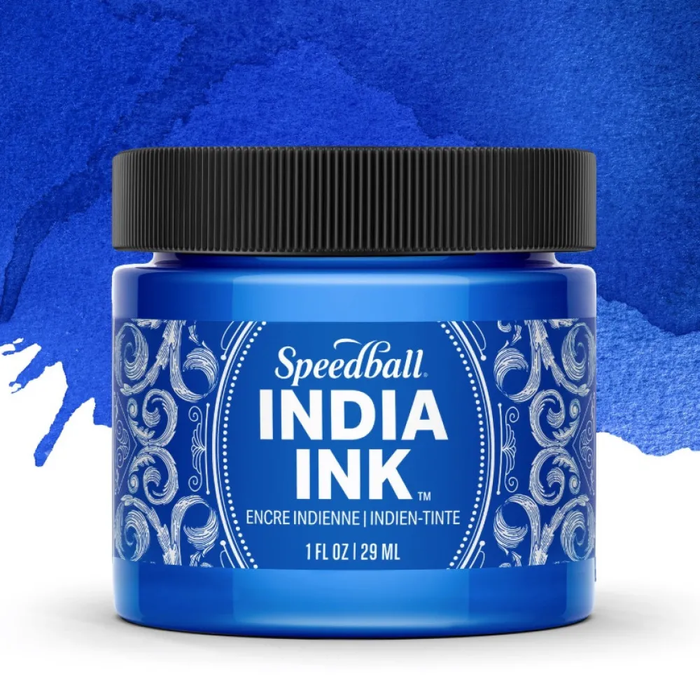 Speedball Tusz do kaligrafii India Ink - - Sapphire 29 ml