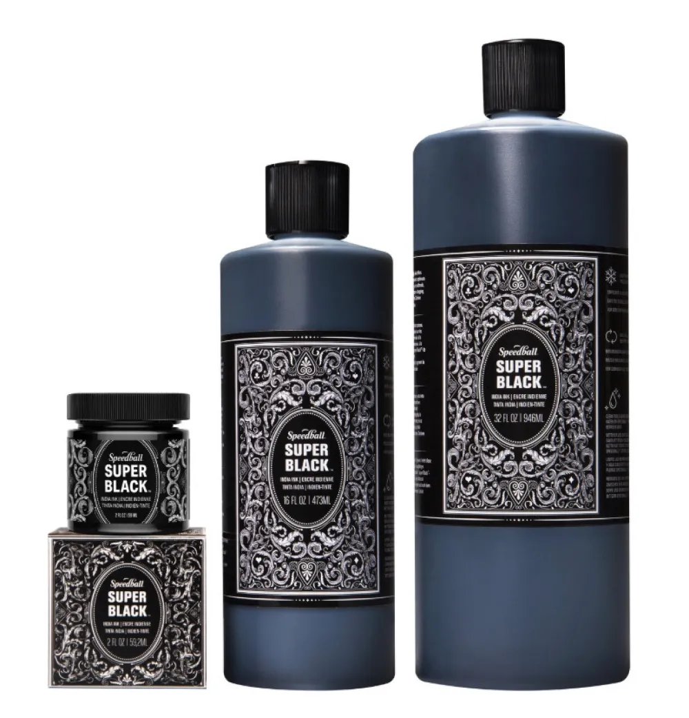 Speedball Tusz do kaligrafii India Ink - - Super Black 946 ml > Tusze Do Kaligrafii