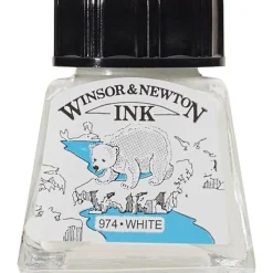 Winsor & Newton Tusz rysunkowy - - biały, 14 ml > Tusze Rysunkowe