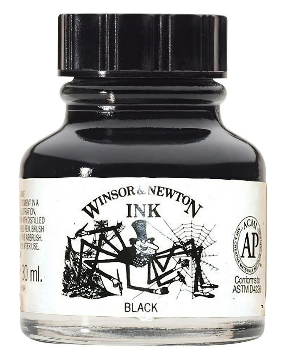 Winsor & Newton Tusz rysunkowy - - black, 30 ml > Tusze Rysunkowe