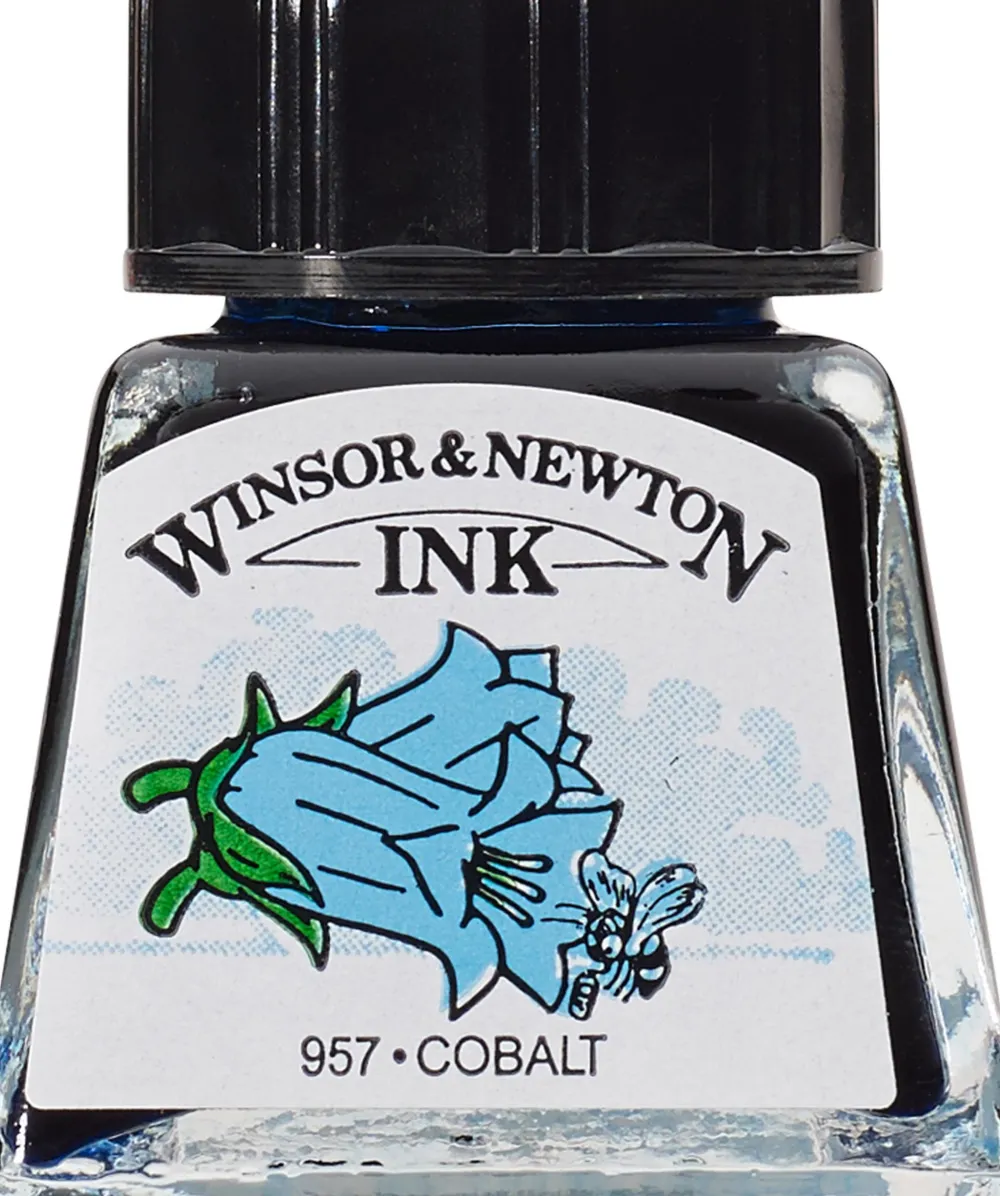Winsor & Newton Tusz rysunkowy - - Cobalt, 14 ml