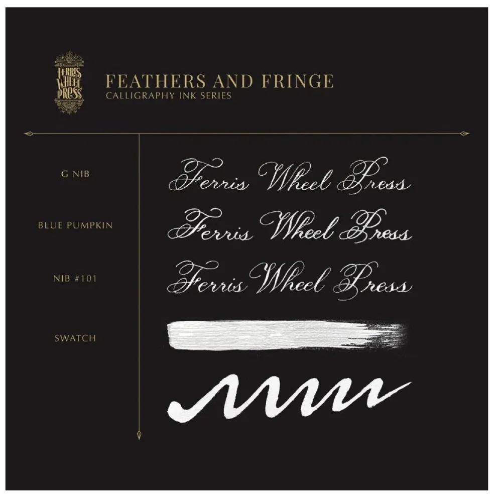 Ferris Wheel Press Tusz wodoodporny - - Feathers and Fringe 28 ml