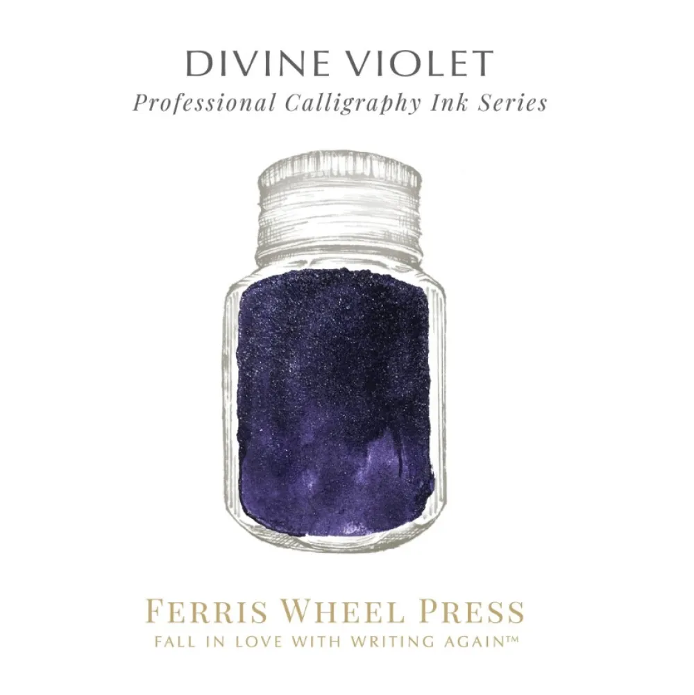 Ferris Wheel Press Tusz wodoodporny - - Divine Violet, 28 ml