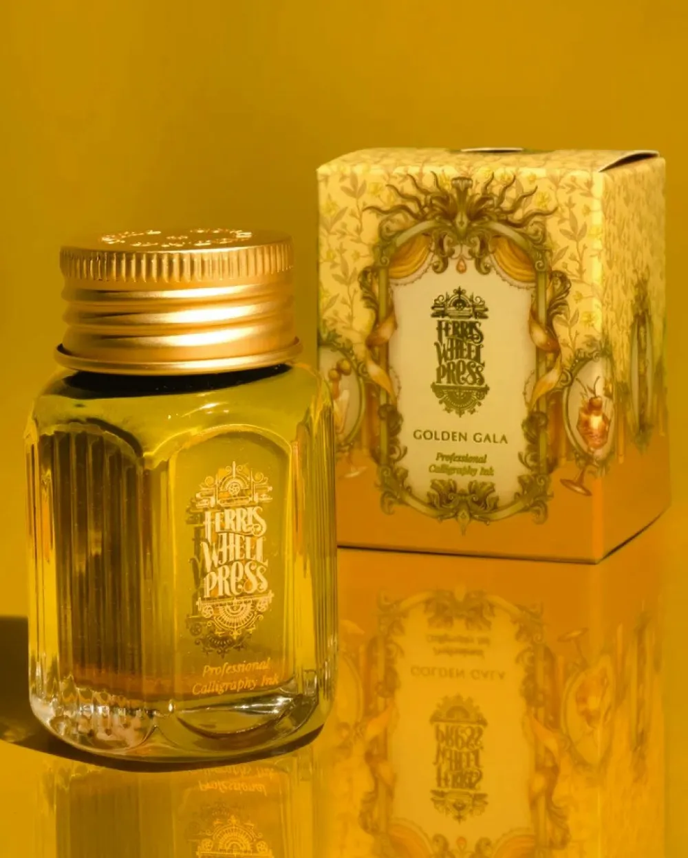 Ferris Wheel Press Tusz wodoodporny - - Golden Gala, 28 ml > Tusze Do Kaligrafii