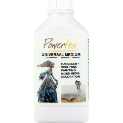 Powertex Utwardzacz do tkanin Universal Medium - - White, 1 kg