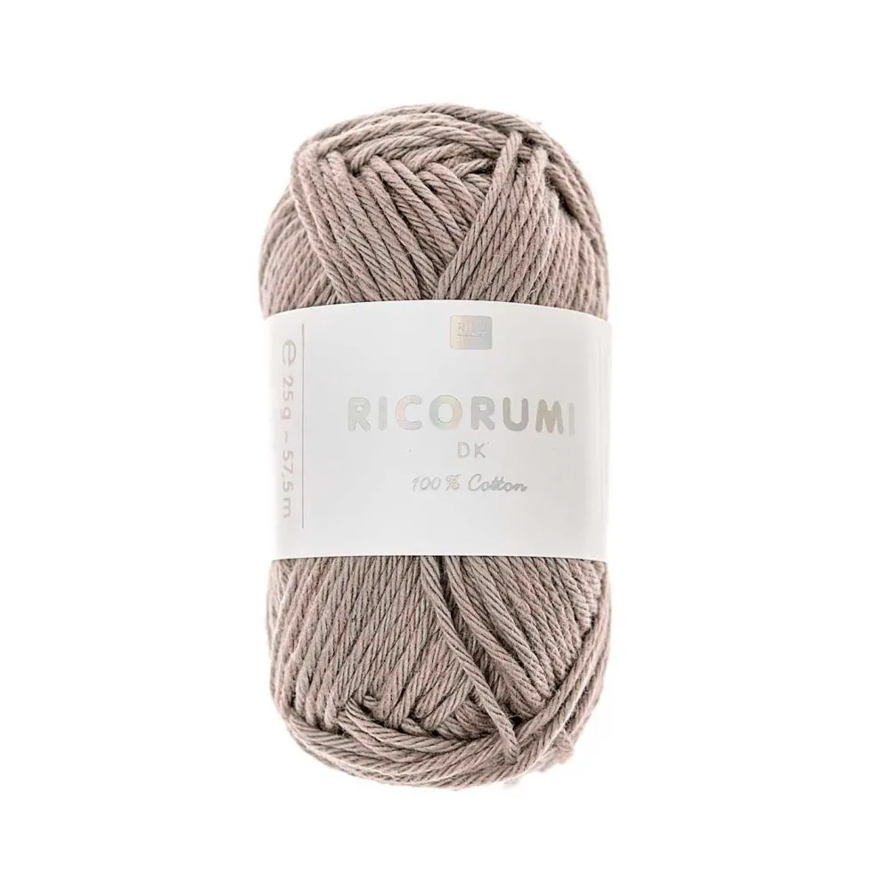 Rico Design Włóczka bawełniana Ricorumi DK - - Grey, 25 g