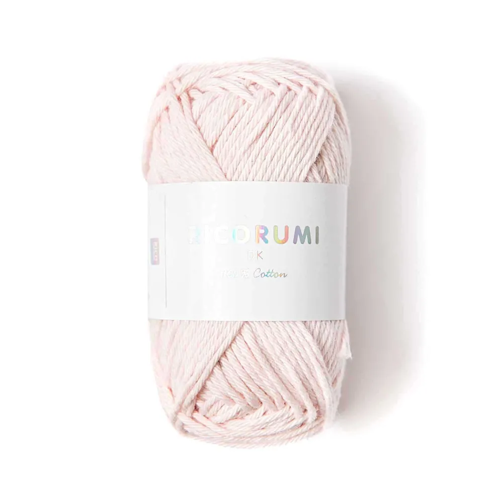 Rico Design Włóczka bawełniana Ricorumi DK - - Pastel Pink, 25 g