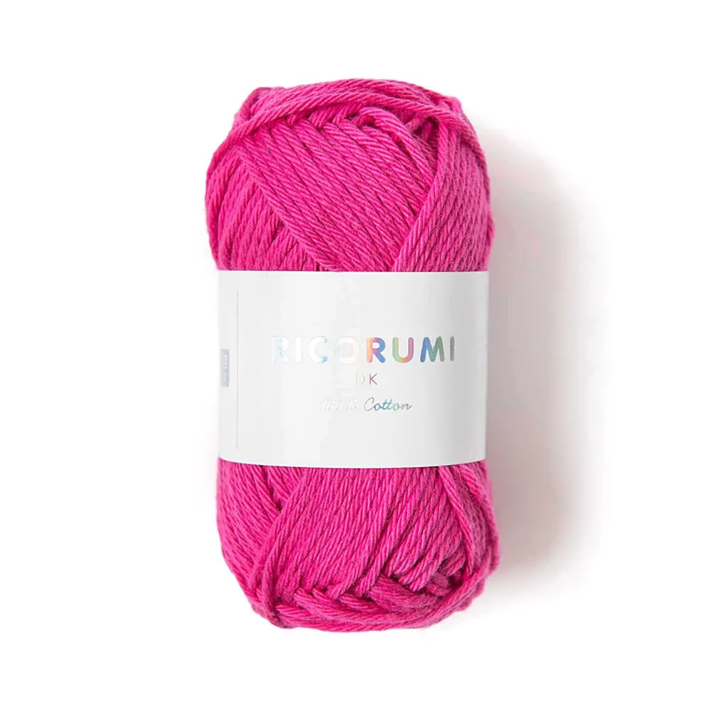 Rico Design Włóczka bawełniana Ricorumi DK - - Fuchsia, 25 g