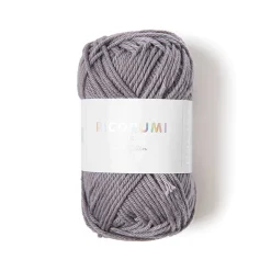 Rico Design Włóczka bawełniana Ricorumi DK - - Mouse Grey, 25 g