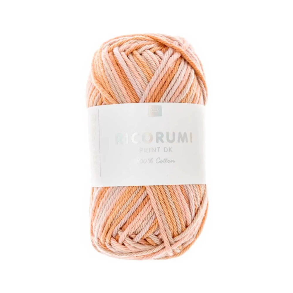 Rico Design Włóczka bawełniana Ricorumi Print DK - - Multicolor, 25 g > Włóczki I Muliny