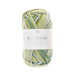 Rico Design Włóczka bawełniana Ricorumi Print DK - - Green, 25 g