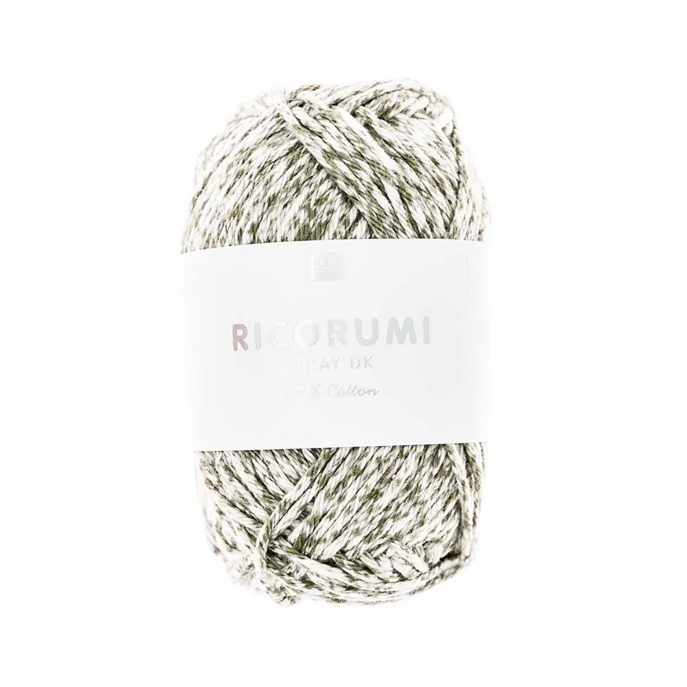 Rico Design Włóczka bawełniana Ricorumi Spray DK - - Oliv, 25 g