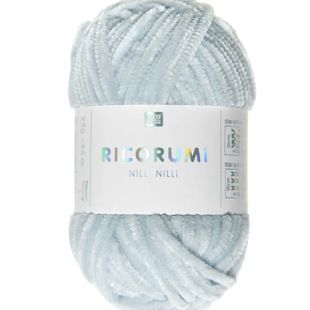 Rico Design Włóczka szenilowa Ricorumi Nilli Nilli - - Light Blue, 25 g > Włóczki I Muliny