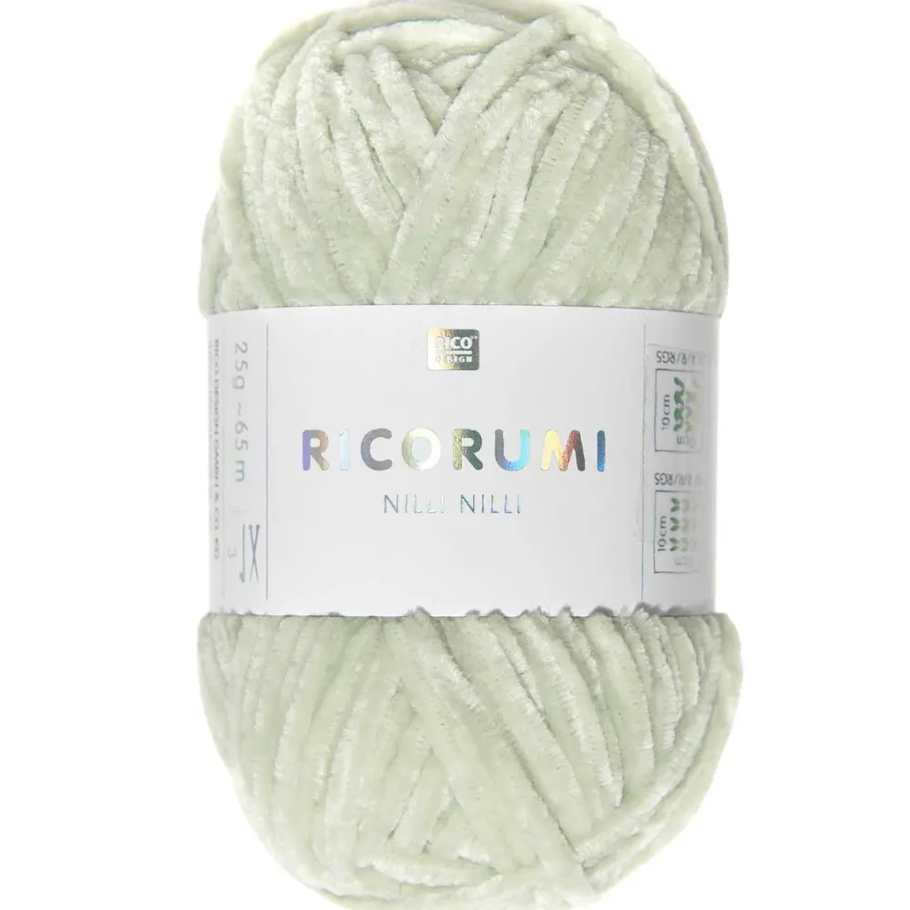 Rico Design Włóczka szenilowa Ricorumi Nilli Nilli - - Mint, 25 g